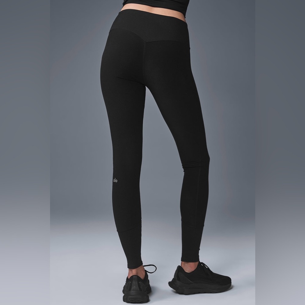 ALO Yoga Black Highwaist Alosoft Lounge Leggings NWT
